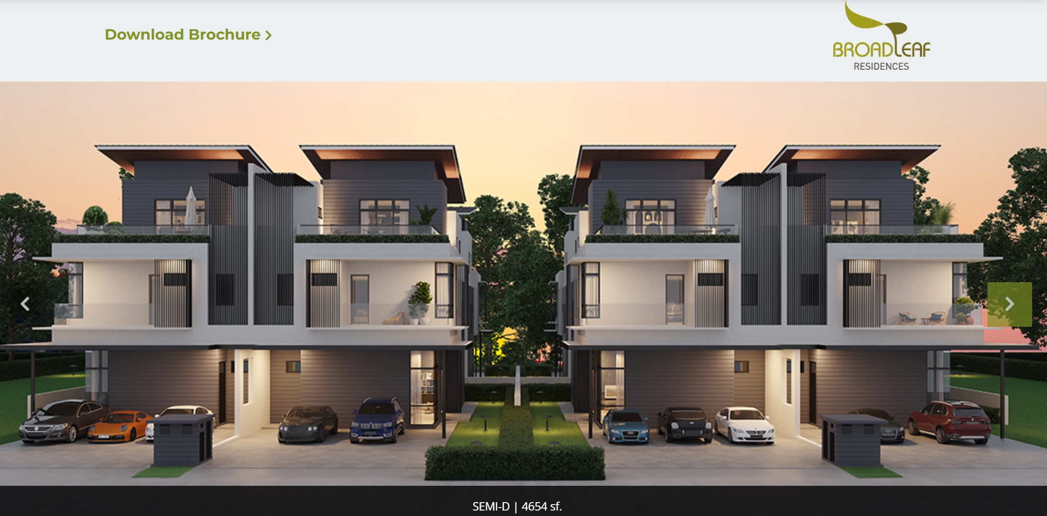 Broadleaf Residences Brand New Partial Furnished Semi D For Sale - Image 1