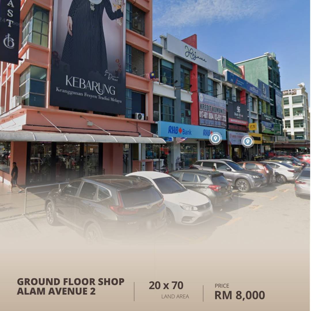 Alam Avenue 2 Shop Shah Alam by Emily - Image 1