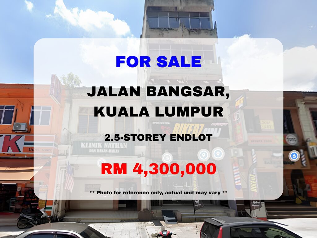 Bangsar, Kuala Lumpur ⭐ Freehold 2.5-Storey End Lot Shoplot for Sale - Image 1