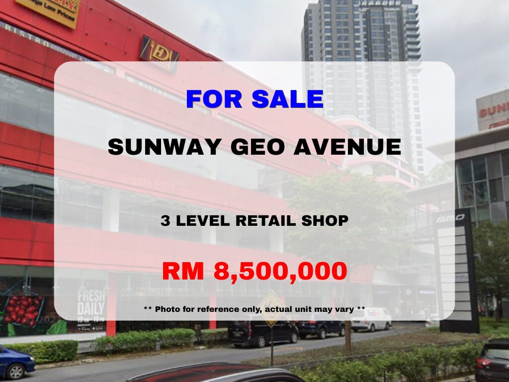 Sunway GEO Avenue ⭐ 3-Level Retail Shop for Sale - Image 1
