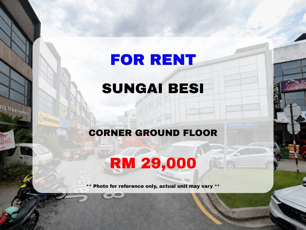 Sungai Besi, Kuala Lumpur ⭐ Ground Floor Corner Lot for Rent - Image 1