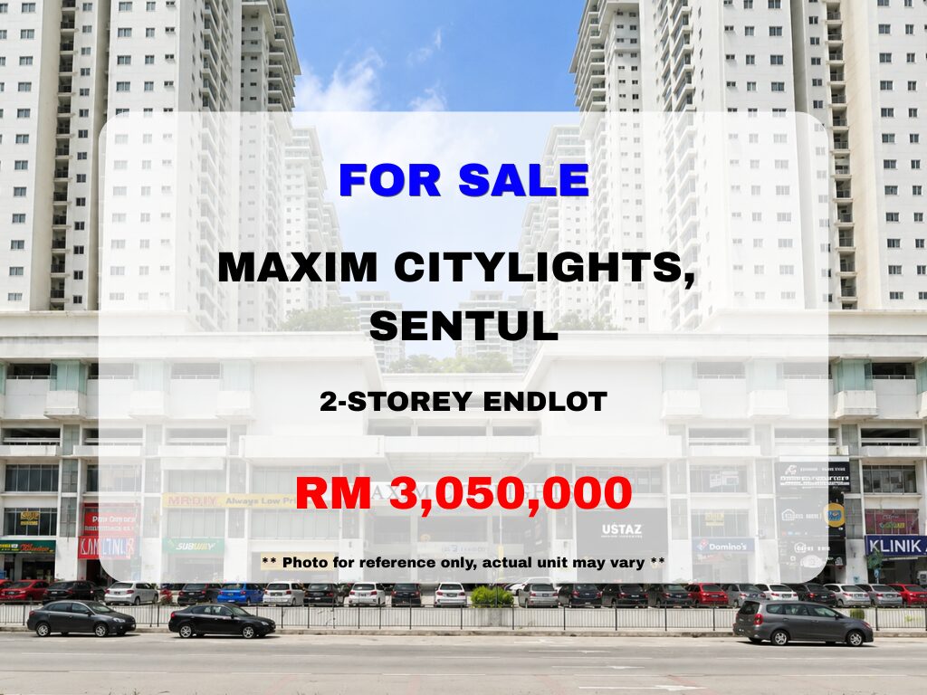 Maxim Citylights, Sentul ⭐ 2-Storey Endlot Shoplot for Sale - Image 1