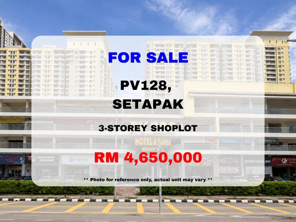 PV128, Setapak ⭐ 3-Storey Shoplot for Sale - Image 1