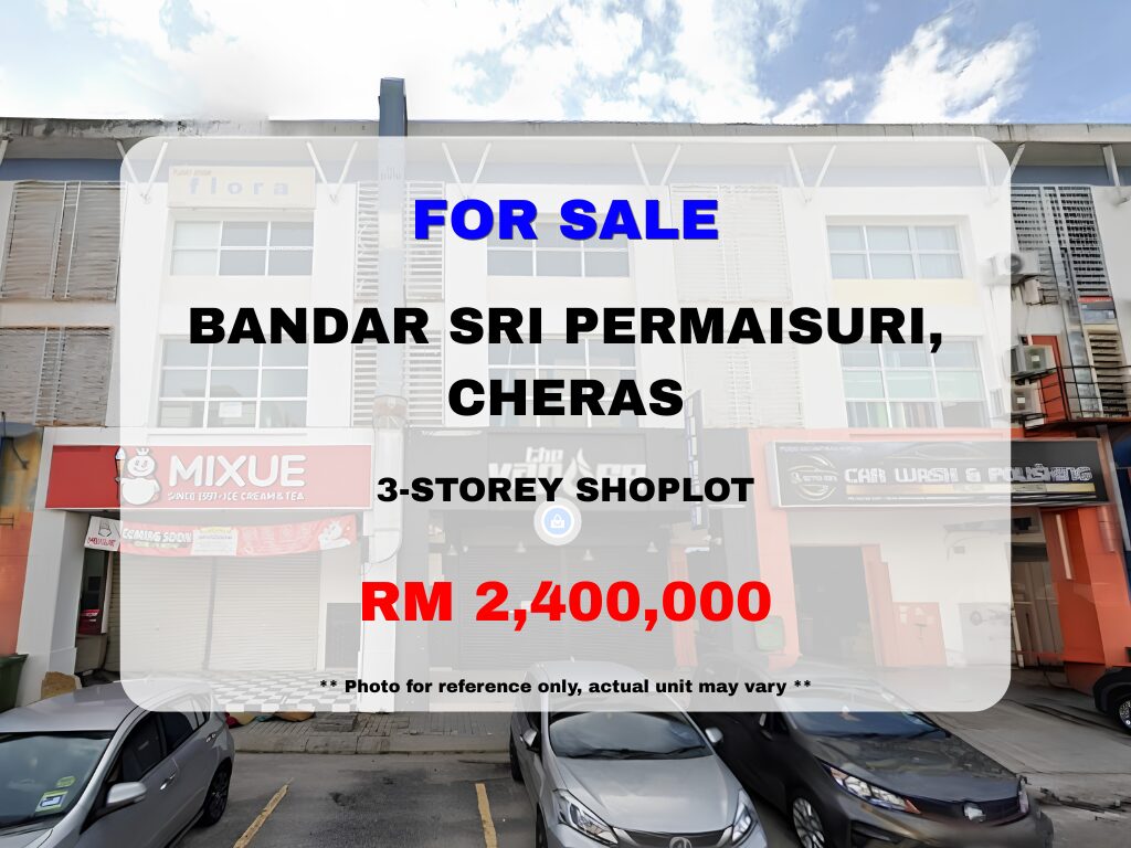 Dataran Dwitasik, Bandar Sri Permaisuri ⭐ 3-Storey Shoplot for Sale - Image 1