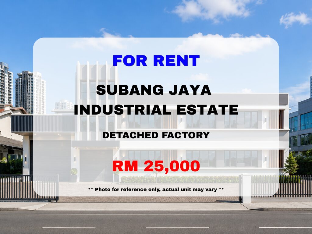 Subang Jaya Industrial Estate ⭐ Detached Factory for Rent - Image 1