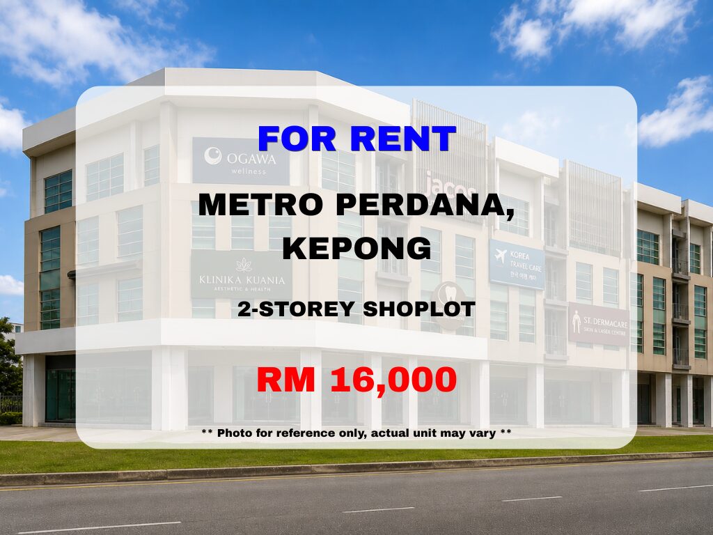 Metro Perdana, Kepong ⭐ 2-Storey Shoplot for Rent - Image 1