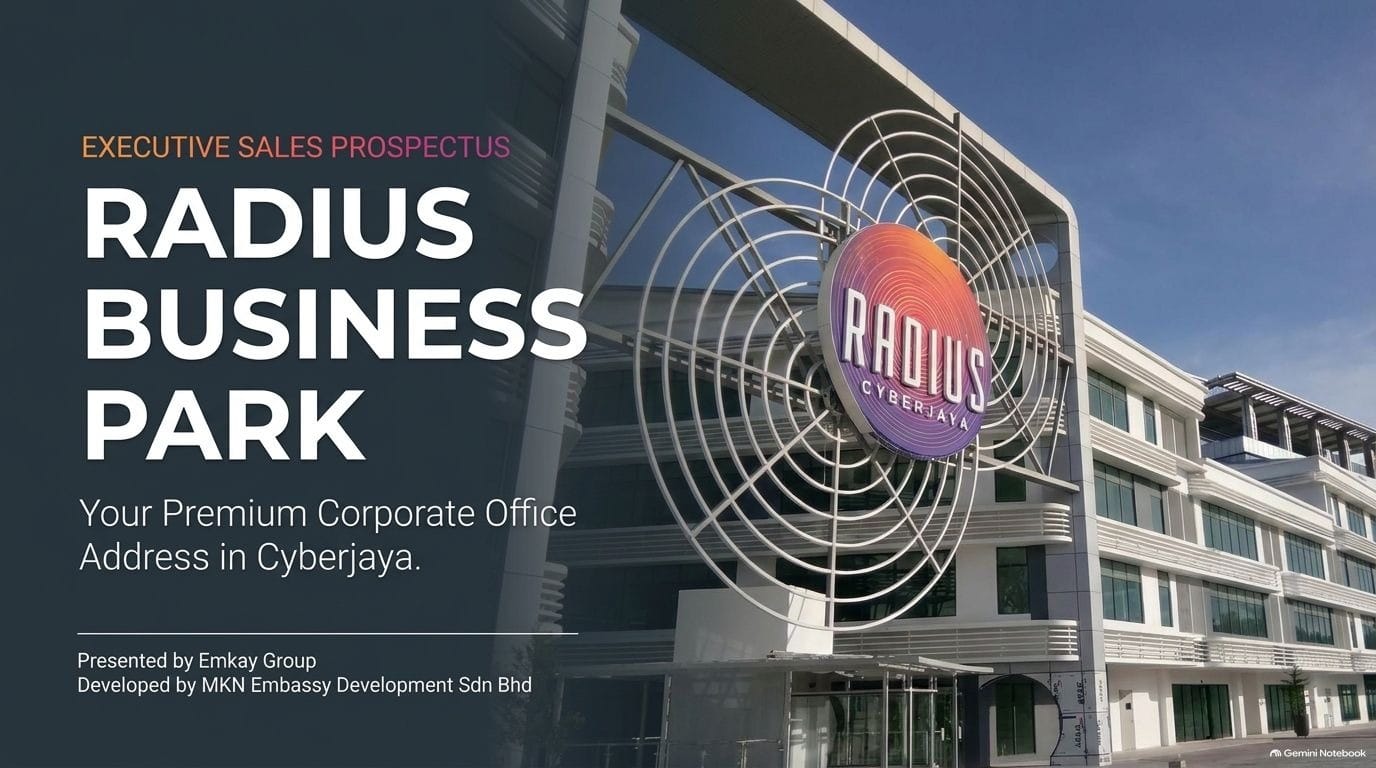 Radius Business Park Cyberjaya | Freehold Office Units For Sale | 1,421 – 2,110 Sf | Ready Now - Image 1