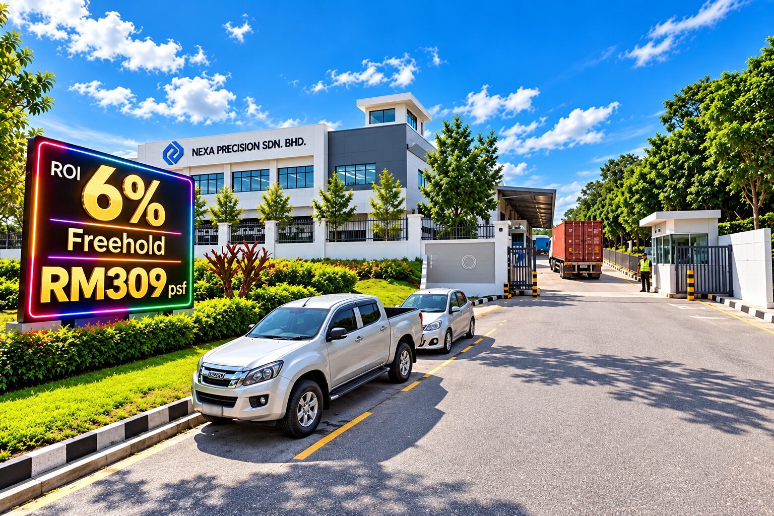 Rawang Integrated Industrial Park -【 ROI 6% 】Freehold【 11 Acres 】BU 258,843sf【 RM309 psf 】 - Image 1