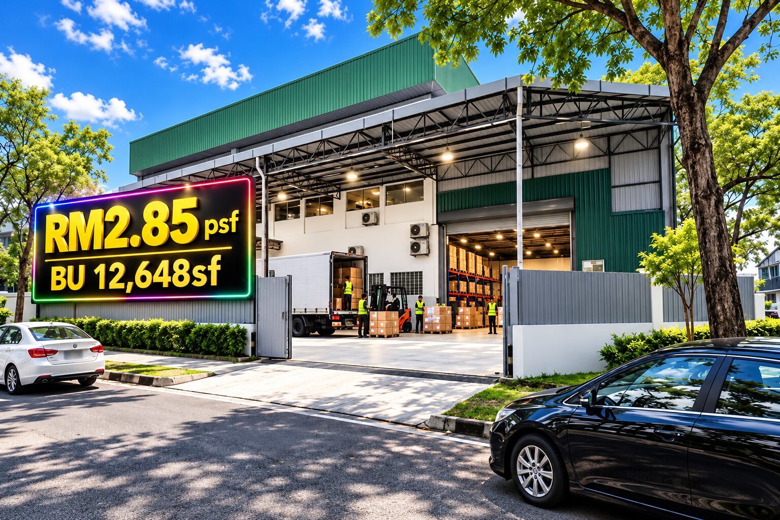 Shamelin Perkasa, Cheras -【 RM2.85 psf 】Corner【 Built-up 12,648sf 】Prime Location - Image 1