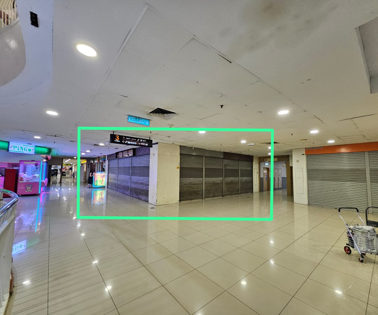 PRANGIN MALL PRIME CORNER RETAIL SHOP LOT FOR RENT | GEORGE TOWN, PENANG